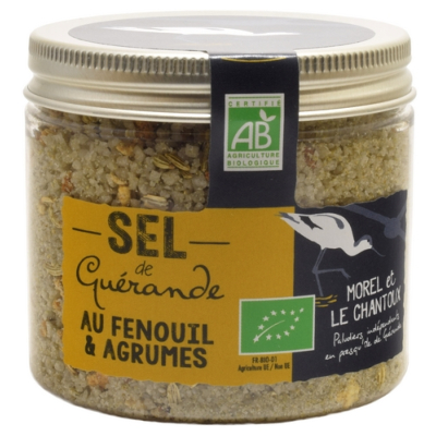 Sel de Guérande au fenouil et agrumes 150g Morel et Le Chantoux